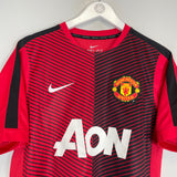 2014/15 MANCHESTER UNITED TRAINING SHIRT (XL) NIKE