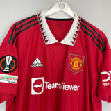 2022/23 MANCHESTER UNITED SANCHO #25 *BNWT* AUTHENTIC HOME SHIRT (XXL) ADIDAS