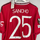 2022/23 MANCHESTER UNITED SANCHO #25 *BNWT* AUTHENTIC HOME SHIRT (XXL) ADIDAS