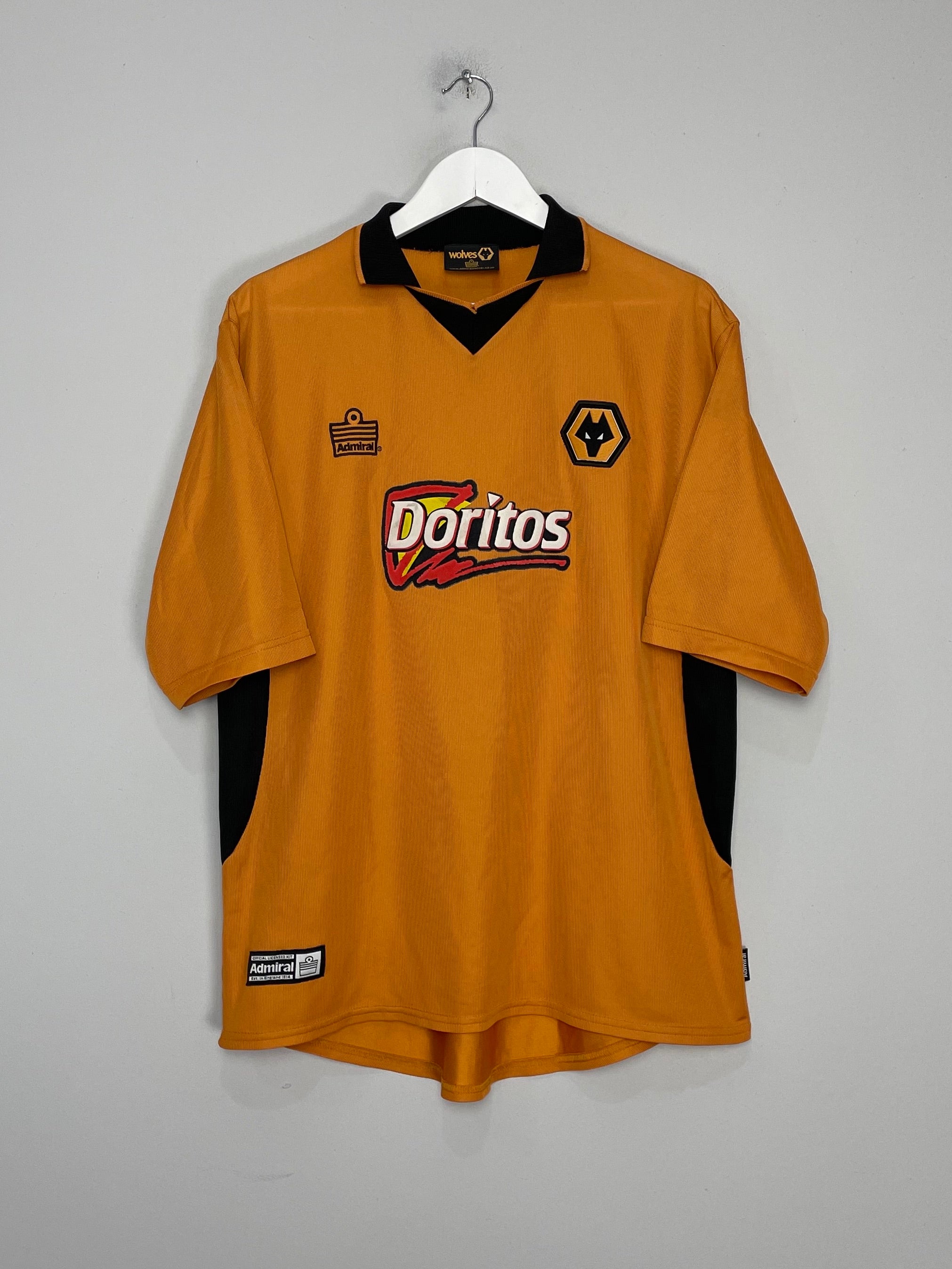 2002/04 WOLVES HOME SHIRT (L) ADMIRAL