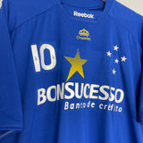 2009/10 CRUZEIRO #10 HOME SHIRT (XL) REEBOK