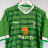 2003/04 IRELAND HOME SHIRT (L) UMBRO