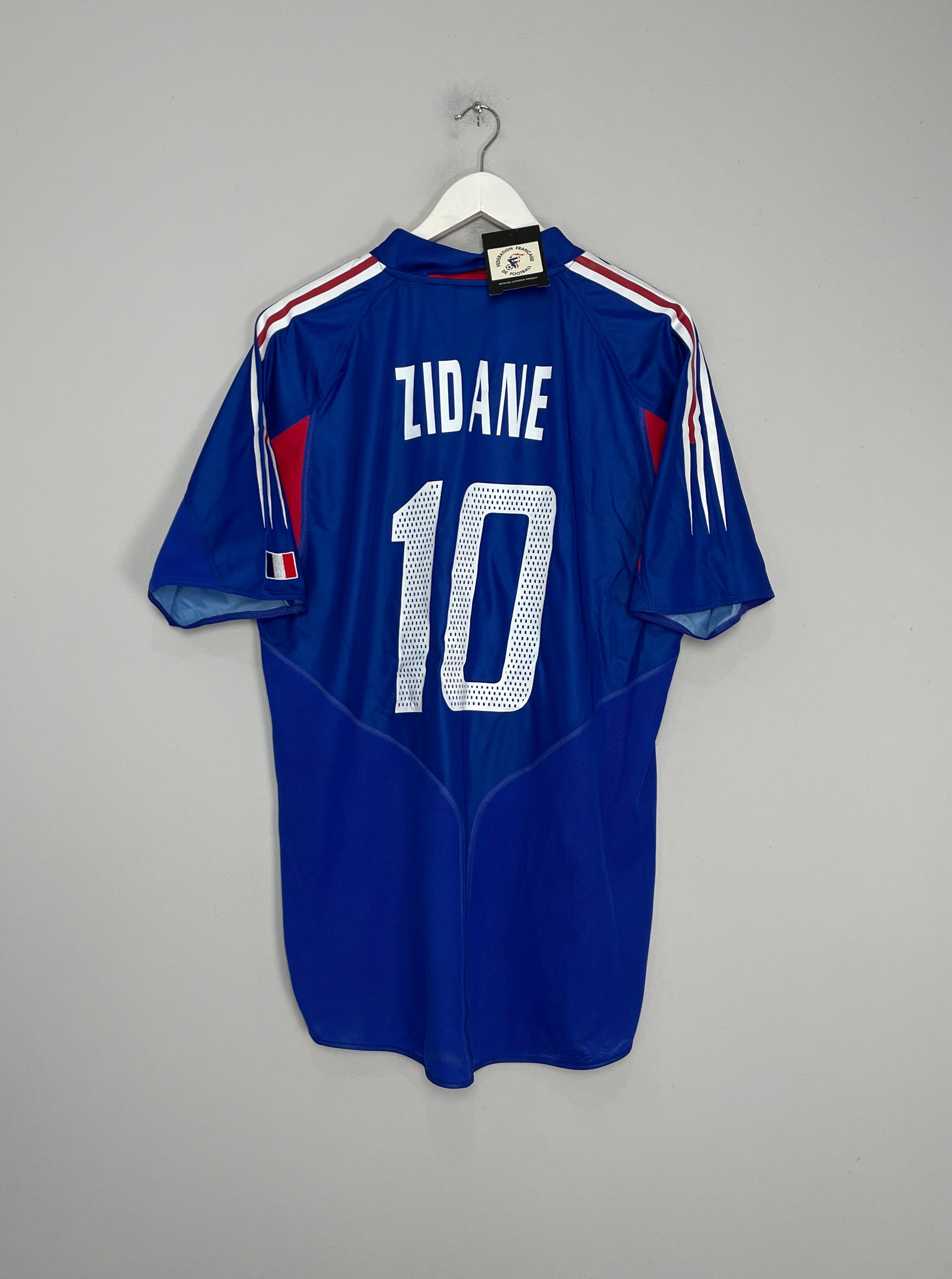 CULT KITS - 2004/06 FRANCE ZIDANE #10 *BNWT* HOME SHIRT (L) ADIDAS ...