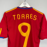 2009/10 SPAIN TORRES #9 HOME SHIRT (S) ADIDAS