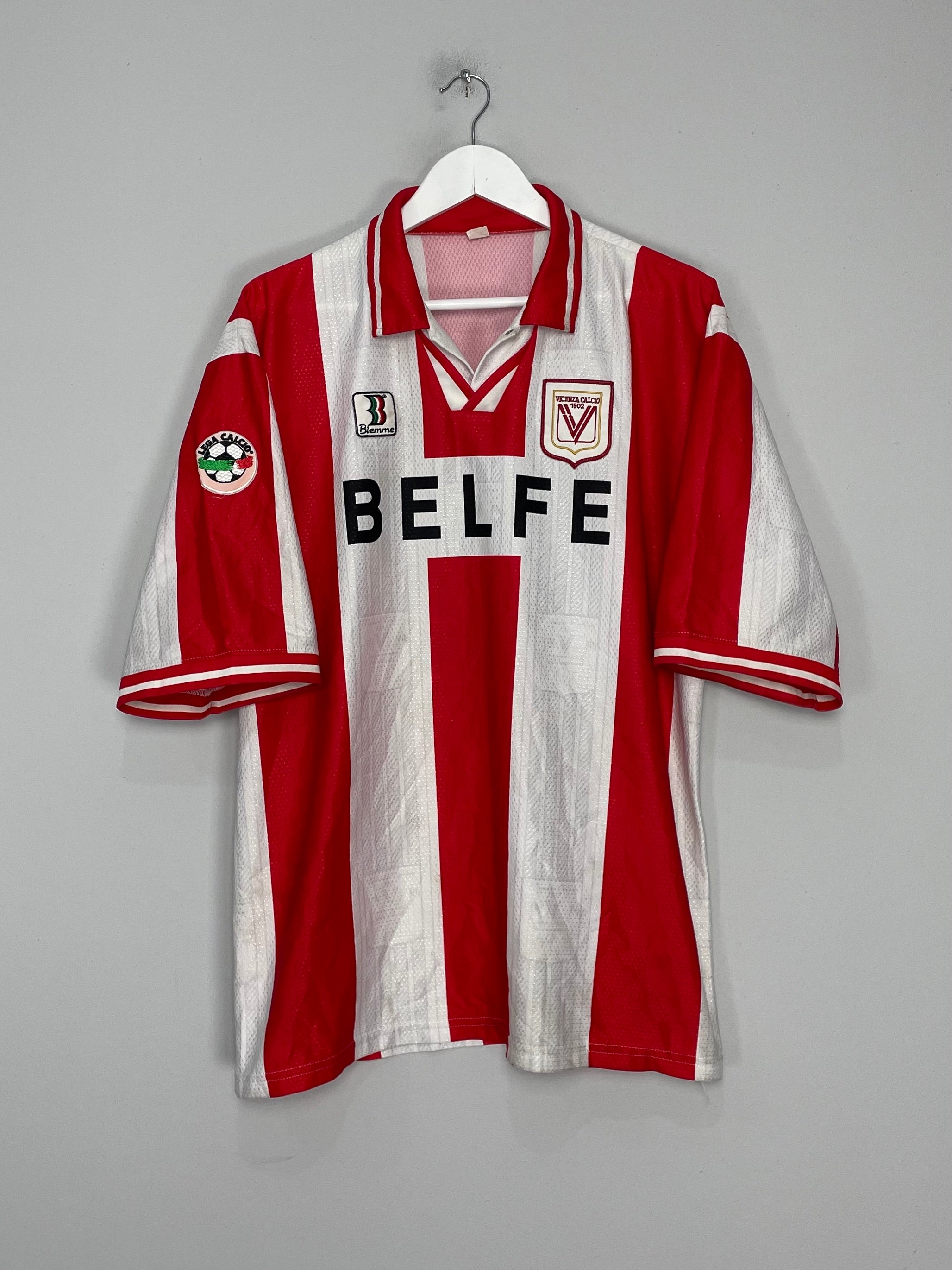 1998/99 VICENZA HOME SHIRT (XL) BIEMME