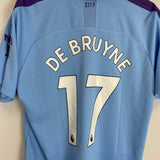 2019/20 MANCHESTER CITY DE BRUYNE #17 *125 YEARS* HOME SHIRT (XL) PUMA