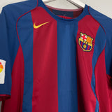 2004/05 BARCELONA MESSI #30 HOME SHIRT (M) NIKE