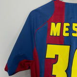 2004/05 BARCELONA MESSI #30 HOME SHIRT (M) NIKE