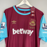 2015/16 WEST HAM PAYET #27 *BNWT* HOME SHIRT (XL) UMBRO