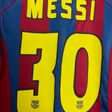 2004/05 BARCELONA MESSI #30 HOME SHIRT (M) NIKE