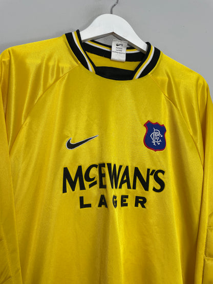 1997/98 RANGERS GK SHIRT (L) NIKE