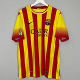 2013/15 BARCELONA MESSI #10 AWAY SHIRT (XL) NIKE