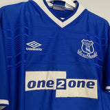 1999/00 EVERTON HOME SHIRT (XXL) UMBRO