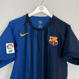 2004/05 BARCELONA MESSI #20 AWAY SHIRT (M) NIKE