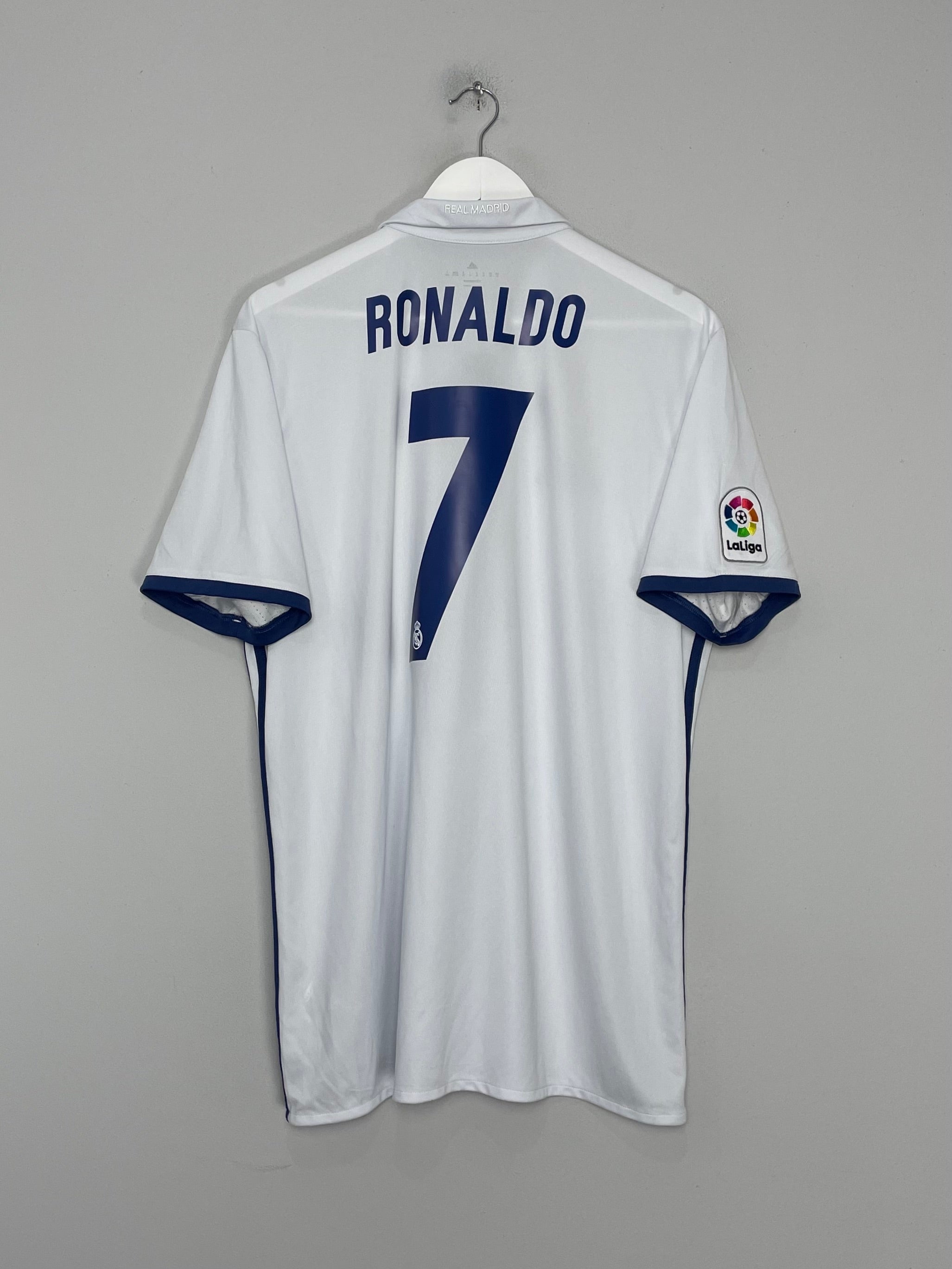 2016/17 REAL MADRID RONALDO #7 HOME SHIRT (XL) ADIDAS