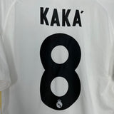 2009/10 REAL MADRID KAKA #8 HOME SHIRT (L) ADIDAS