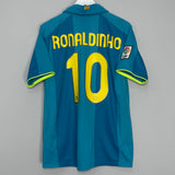 2007/08 BARCELONA RONALDINHO #10 AWAY SHIRT (M) NIKE