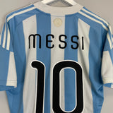 2010/11 ARGENTINA MESSI #10 HOME SHIRT (M) ADIDAS