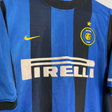 2001/02 INTER MILAN RONALDO #9 HOME SHIRT (M) NIKE