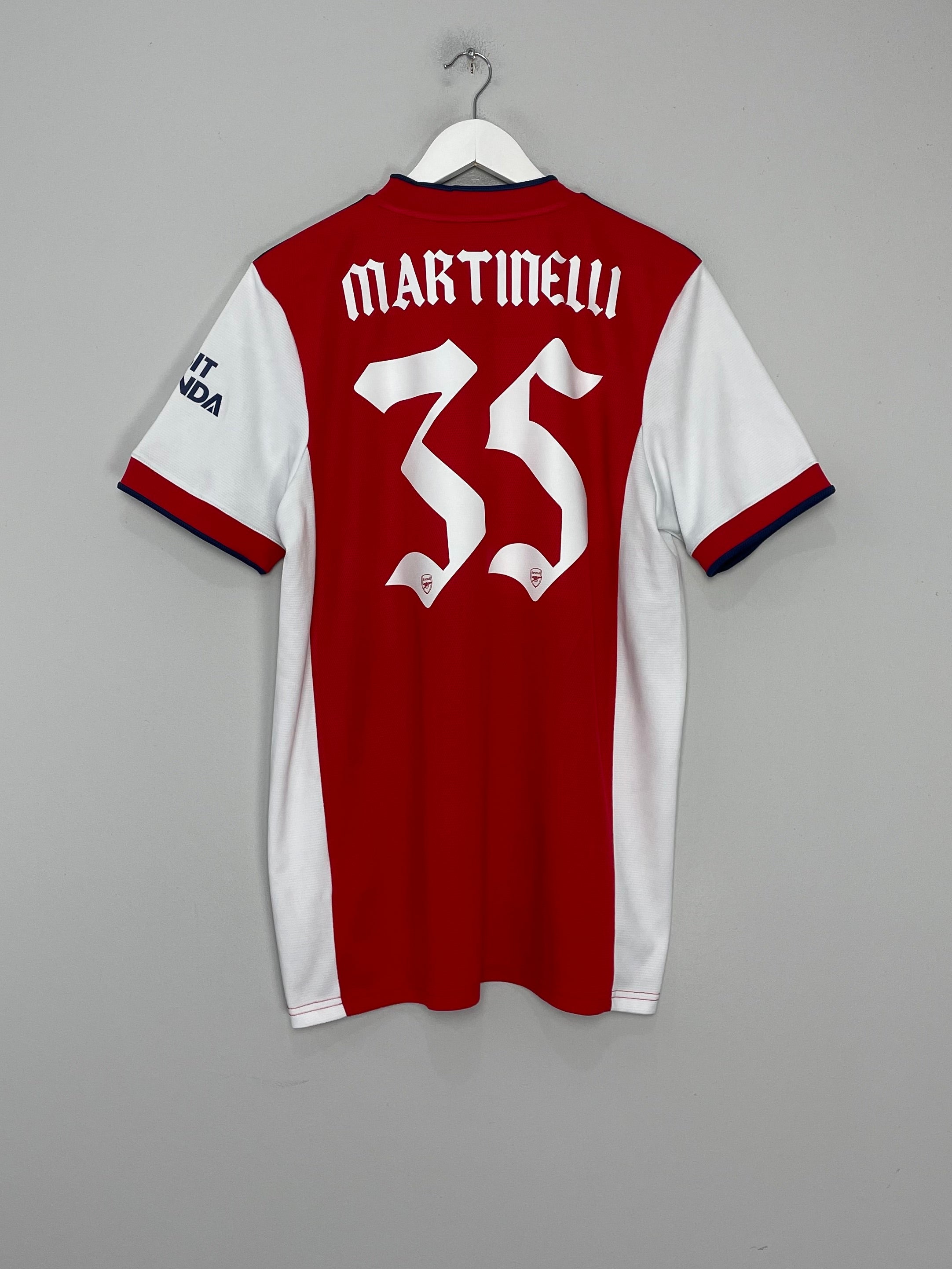 2021/22 ARSENAL MARTINELLI #35 HOME SHIRT (L) ADIDAS