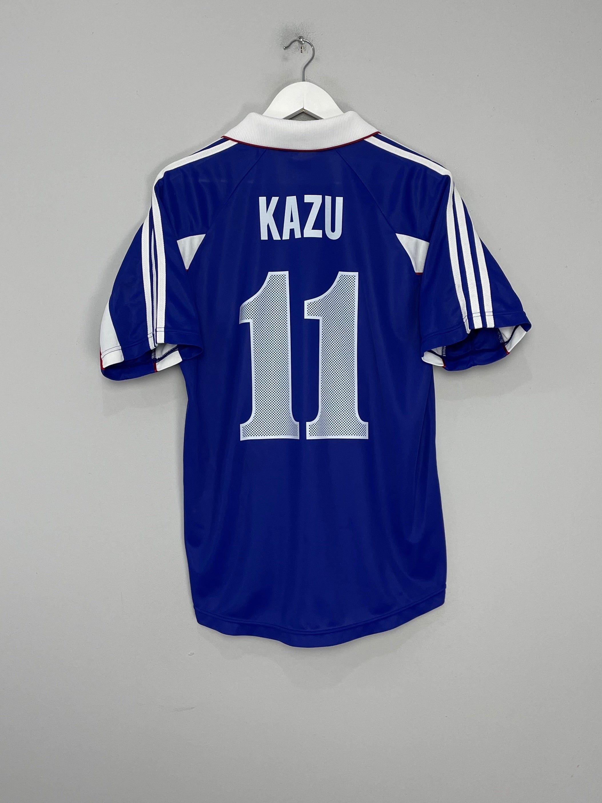 1999/00 JAPAN KAZU #11 HOME SHIRT (L) ADIDAS