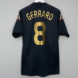 2009/10 LIVERPOOL GERRARD #8 AWAY SHIRT (M) ADIDAS