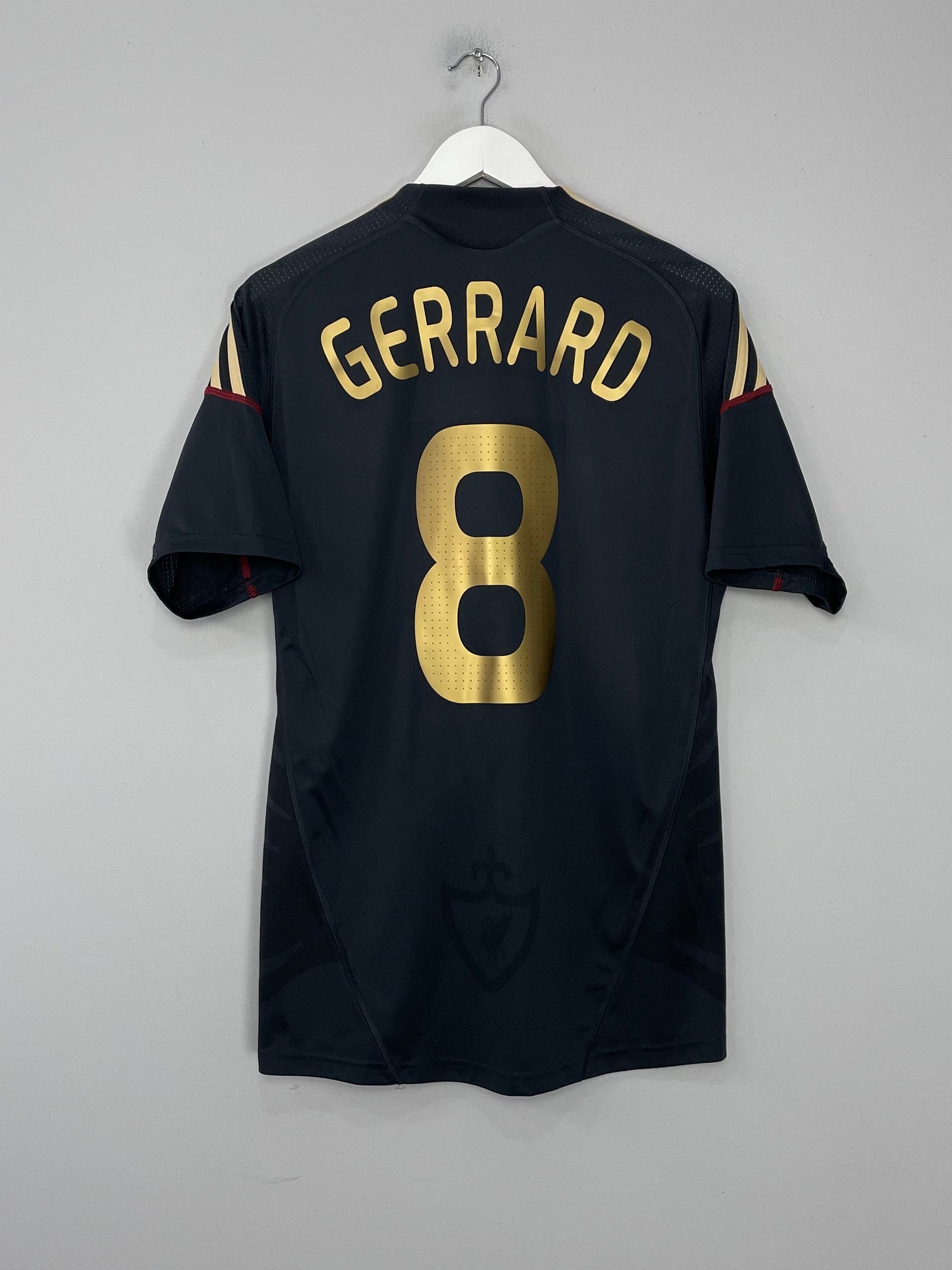 2009/10 LIVERPOOL GERRARD #8 AWAY SHIRT (M) ADIDAS