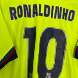 2005/06 BARCELONA RONALDINHO #10 C/L AWAY SHIRT (L) NIKE