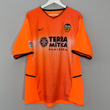 2002/04 VALENCIA AIMAR #21 AWAY SHIRT (XL) NIKE