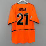 2002/04 VALENCIA AIMAR #21 AWAY SHIRT (XL) NIKE