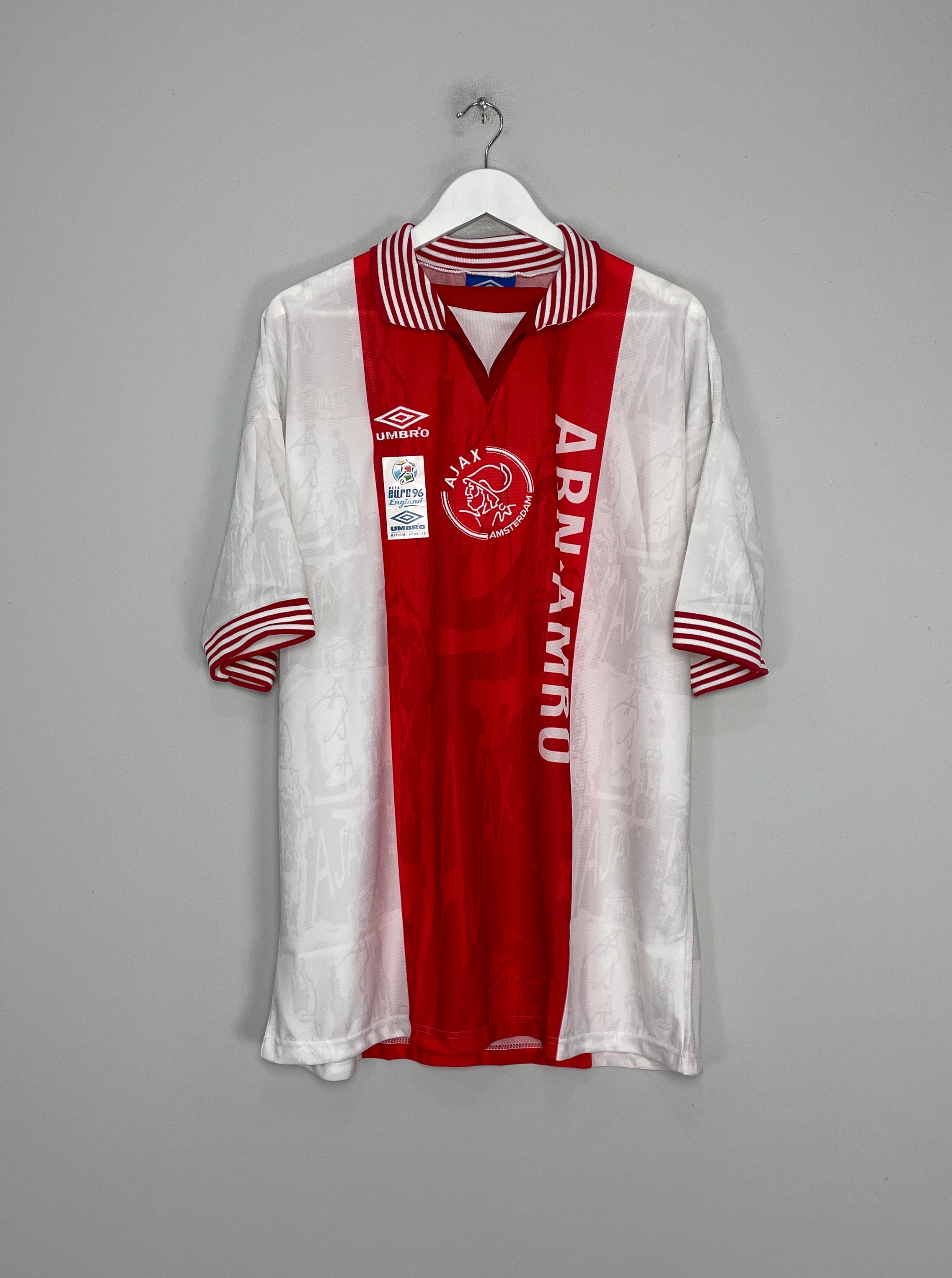 1996/97 AJAX *BNWOT* HOME SHIRT (XXL) UMBRO