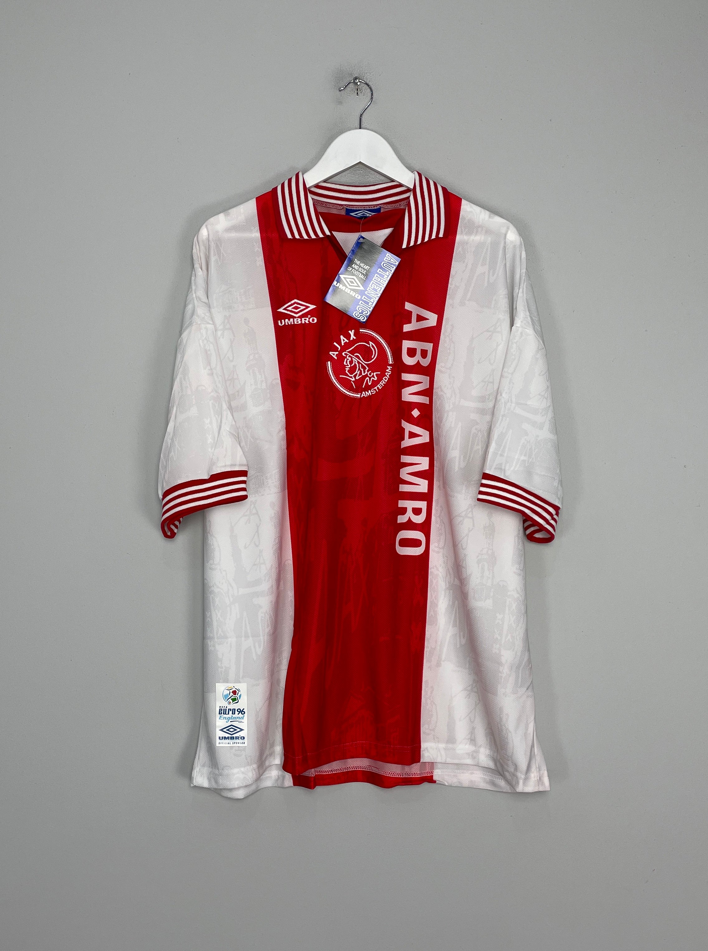 1996/97 AJAX *BNWT* HOME SHIRT (XXL) UMBRO