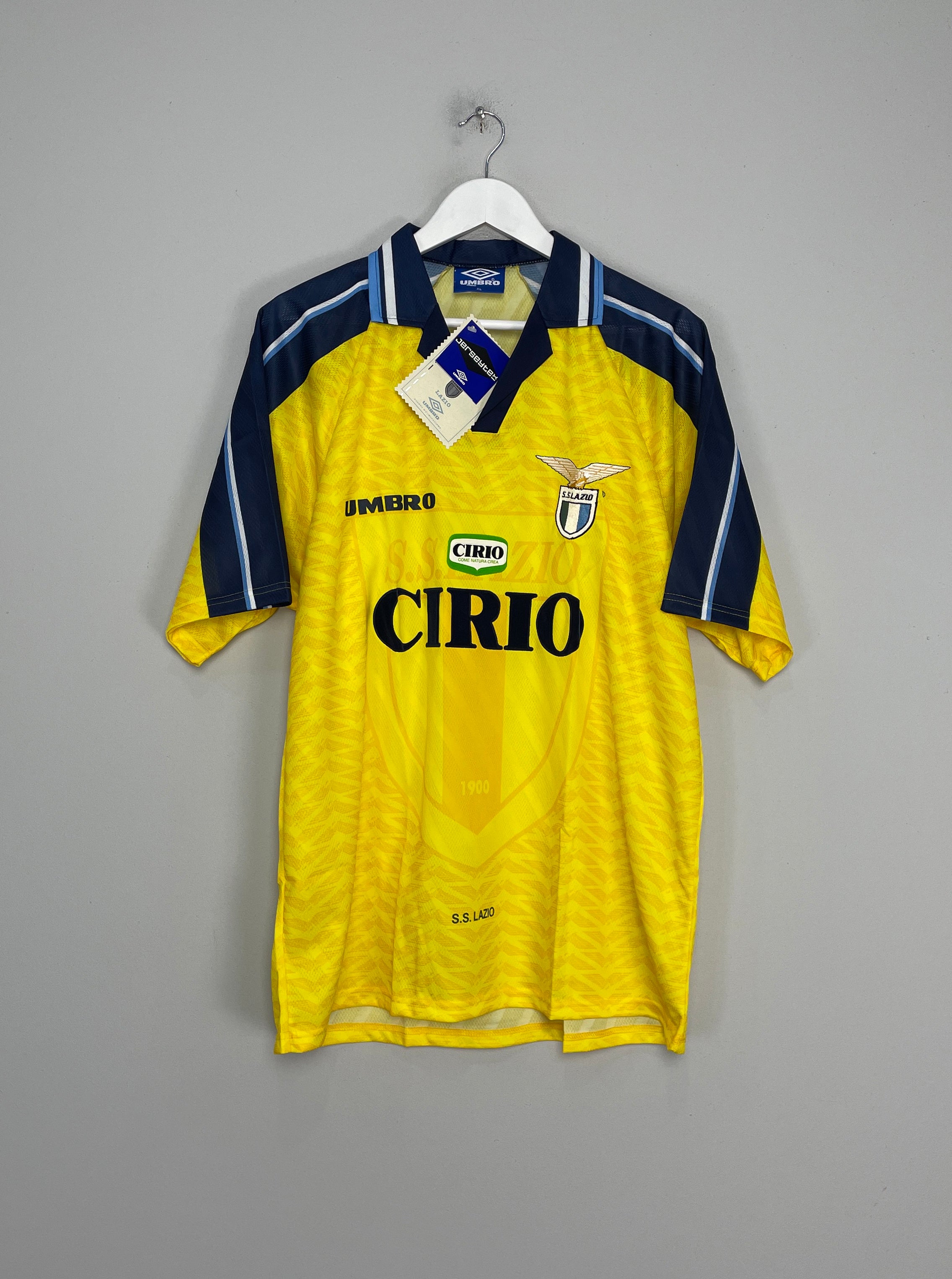 1996/98 LAZIO AWAY SHIRT (MULTIPLE SIZES) UMBRO