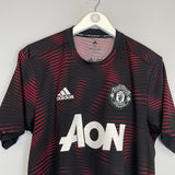 2018/19 MANCHESTER UNITED PRE MATCH SHIRT (M) ADIDAS