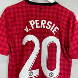 2012/13 MANCHESTER UNITED V.PERSIE #20 HOME SHIRT (M) NIKE