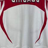 2006/07 CHICAGO FIRE BLANCO #10 AWAY SHIRT (L) ADIDAS