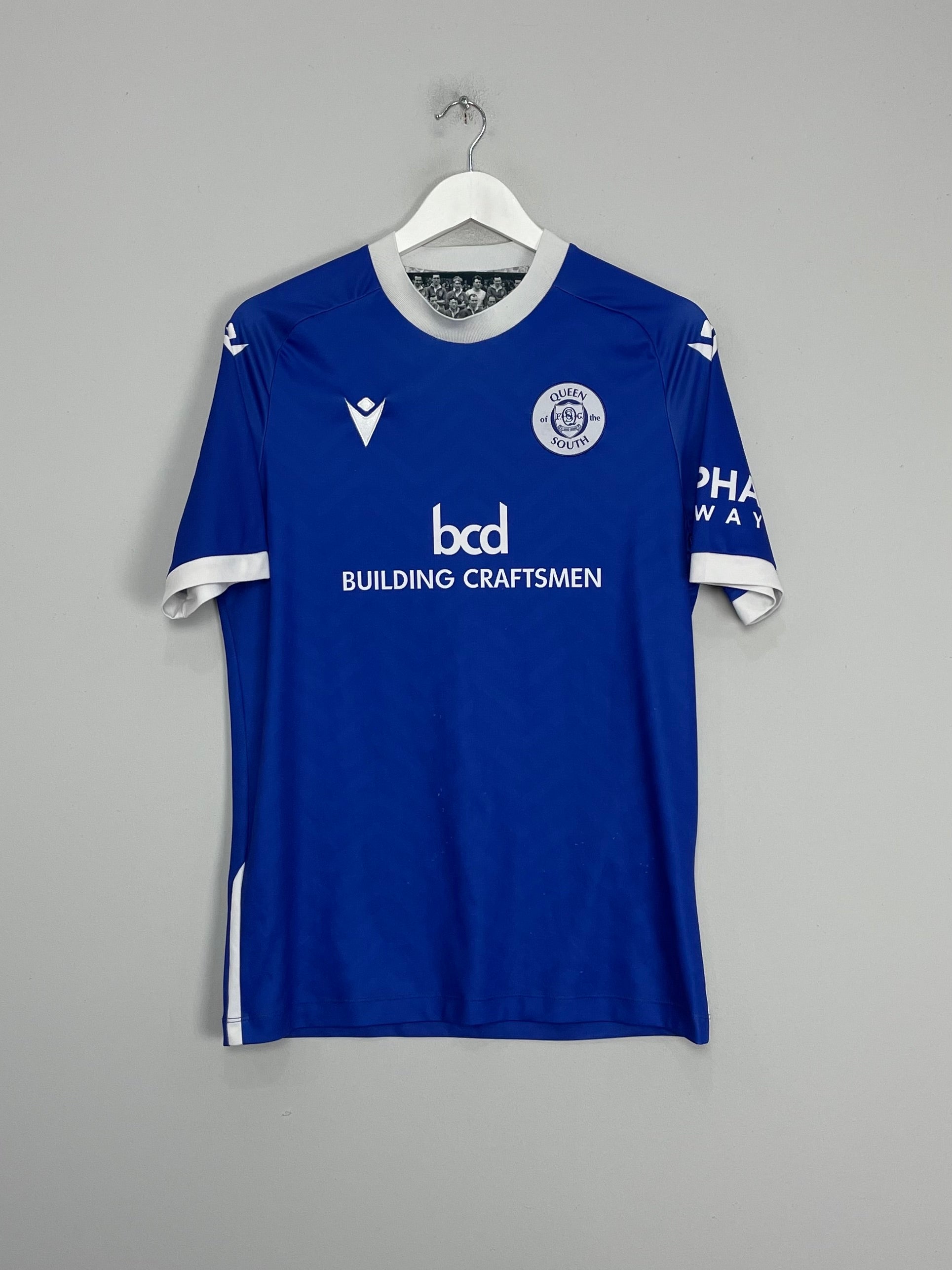 2022/23 QUEEN OF THE SOUTH HOME SHIRT (M) MACRON