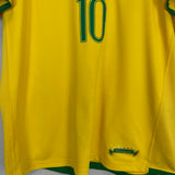 2006/08 BRAZIL RONALDINHO #10 HOME SHIRT (L) NIKE