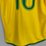 2006/08 BRAZIL RONALDINHO #10 HOME SHIRT (L) NIKE