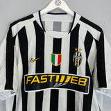 2003/04 JUVENTUS NEDVED #11 HOME SHIRT (L) NIKE