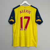 2014/15 ARSENAL ALEXIS #17 AWAY SHIRT (L) PUMA