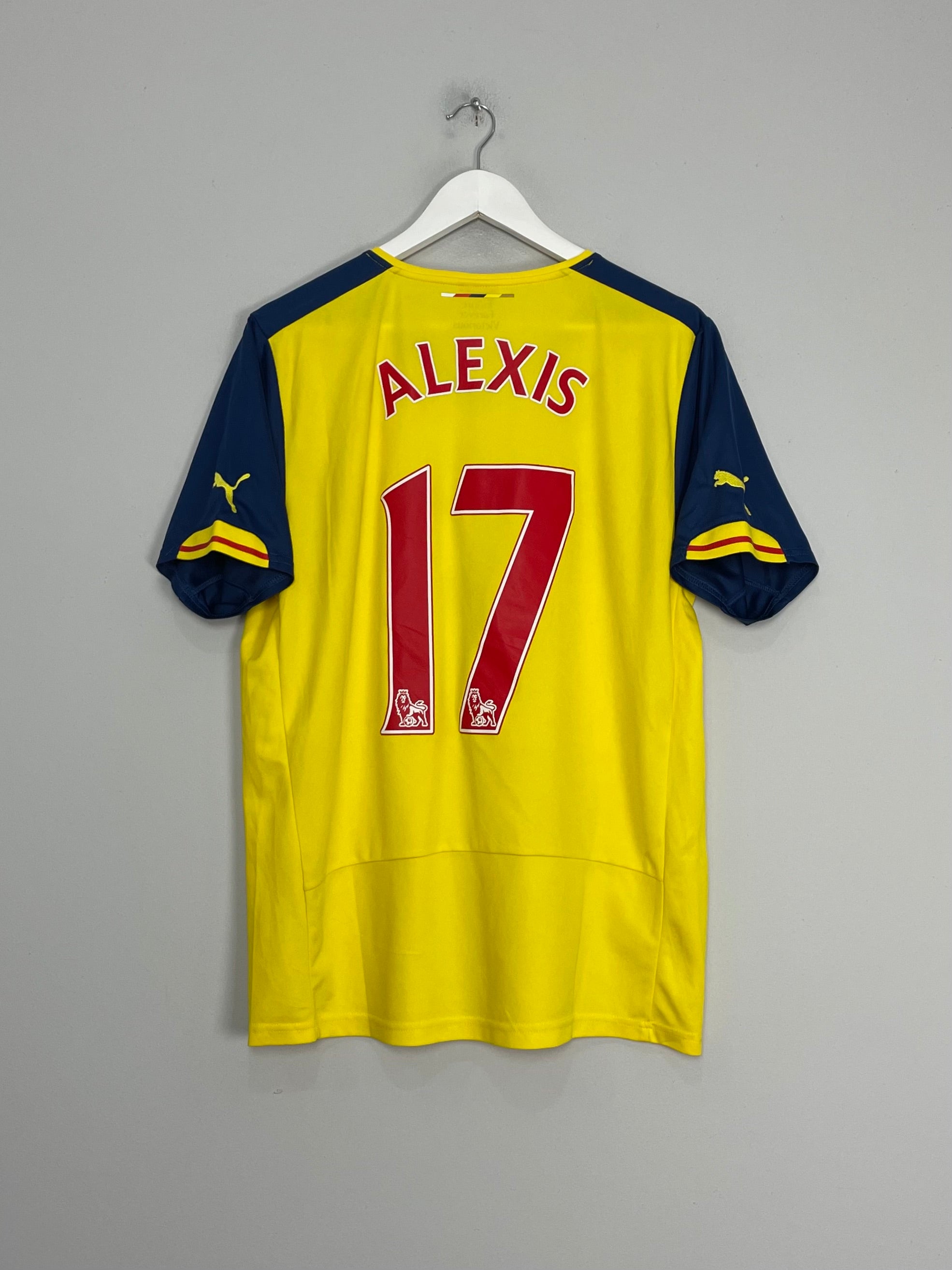 2014/15 ARSENAL ALEXIS #17 AWAY SHIRT (L) PUMA