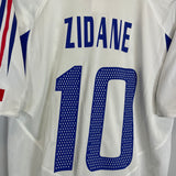 2004/06 FRANCE ZIDANE #10 AWAY SHIRT (M) ADIDAS