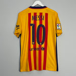 2015/16 BARCELONA MESSI #10 AWAY SHIRT (M) NIKE