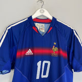 2004/06 FRANCE ZIDANE #10 HOME SHIRT (M) ADIDAS