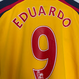 2008/09 ARSENAL EDUARDO #9 AWAY SHIRT (XL) NIKE