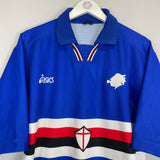 1996/97 SAMPDORIA HOME SHIRT (L) ASICS