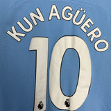 2019/20 MANCHESTER CITY KUN AGUERO #10 *125 YEAR* HOME SHIRT (S) PUMA