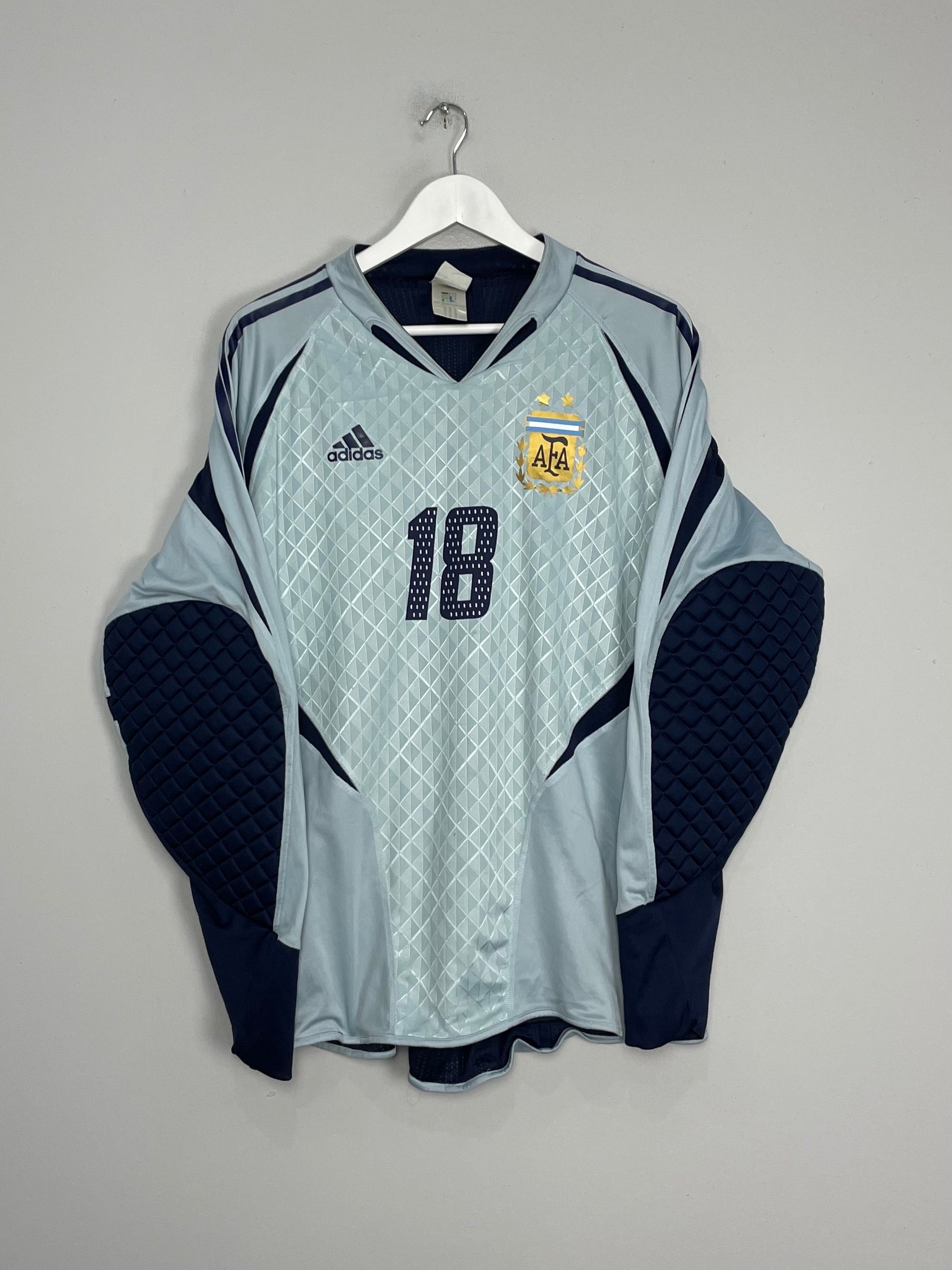 2004/05 ARGENTINA LUX #18 *PLAYER ISSUE* GK SHIRT (M) ADIDAS