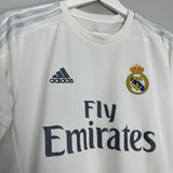 2015/16 REAL MADRID RONALDO #7 C/L HOME SHIRT (M) ADIDAS